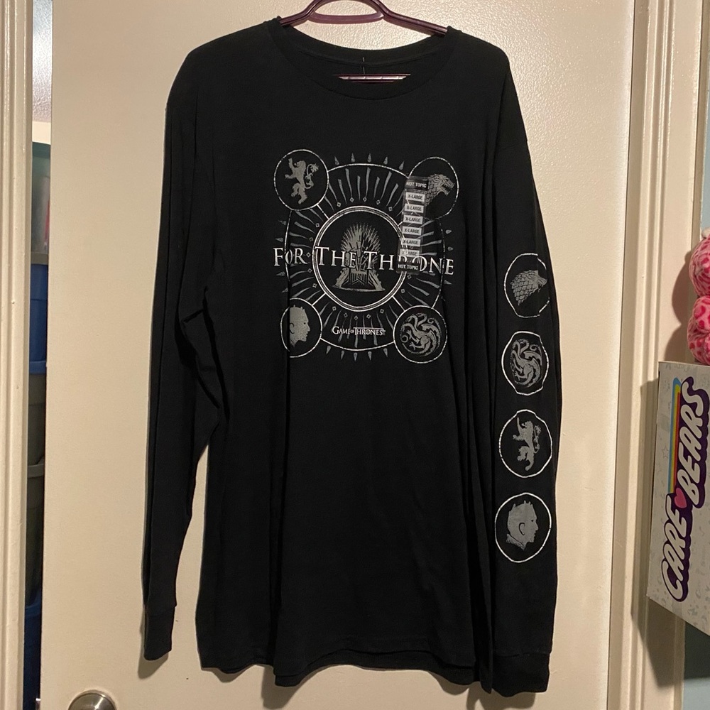 BNWT GAME OF THRONES LONG SLEEVE SHIRT